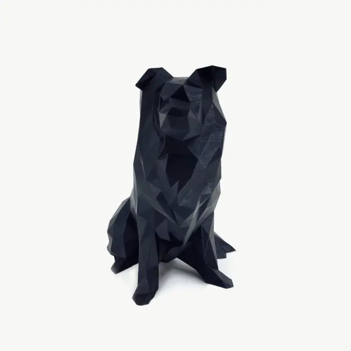 Border Collie 3D Seated - Imagem 1