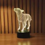 Luminária LED 3D Vira-Lata (SRD)