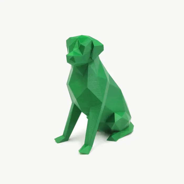 Labrador 3D Seated - Imagem 1