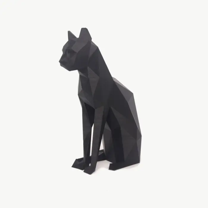 Gato 3D Seated - Imagem 1