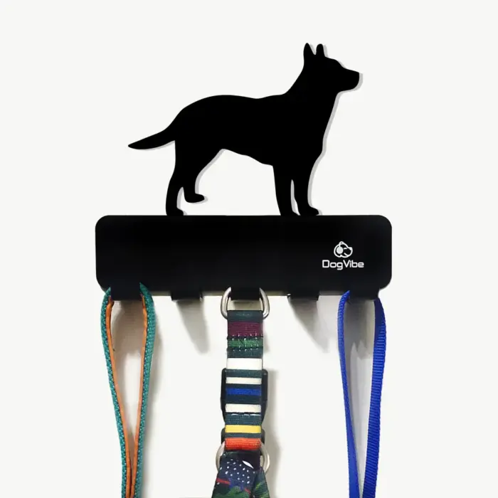 Porta Coleiras e Guias Australian Cattle Dog (Heeler) - Imagem 1