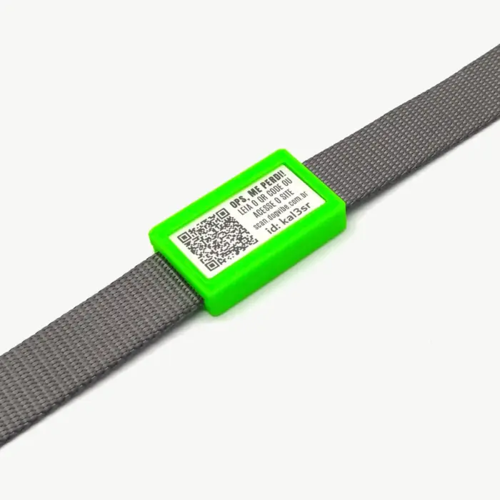 Tag de Identificação com QR Code - Clip Tag - Petscan - Imagem 3