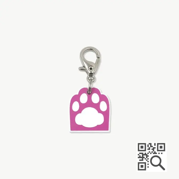 Tag de Identificação com QR Code Patinha Cats – Petscan - Imagem 1