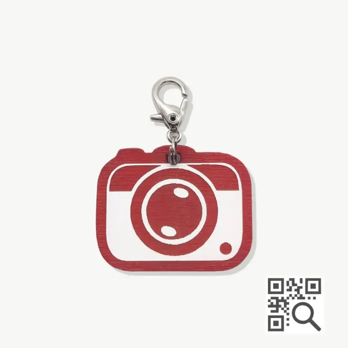 Tag de Identificação com QR Code Câmera Fotográfica - Petscan - Imagem 1