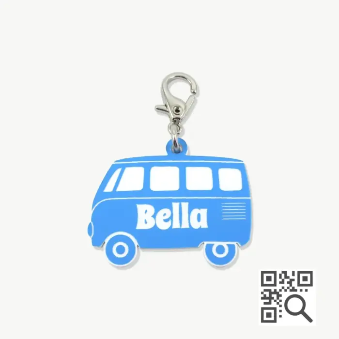 Tag de Identificação com QR Code Kombi - Petscan - Imagem 1