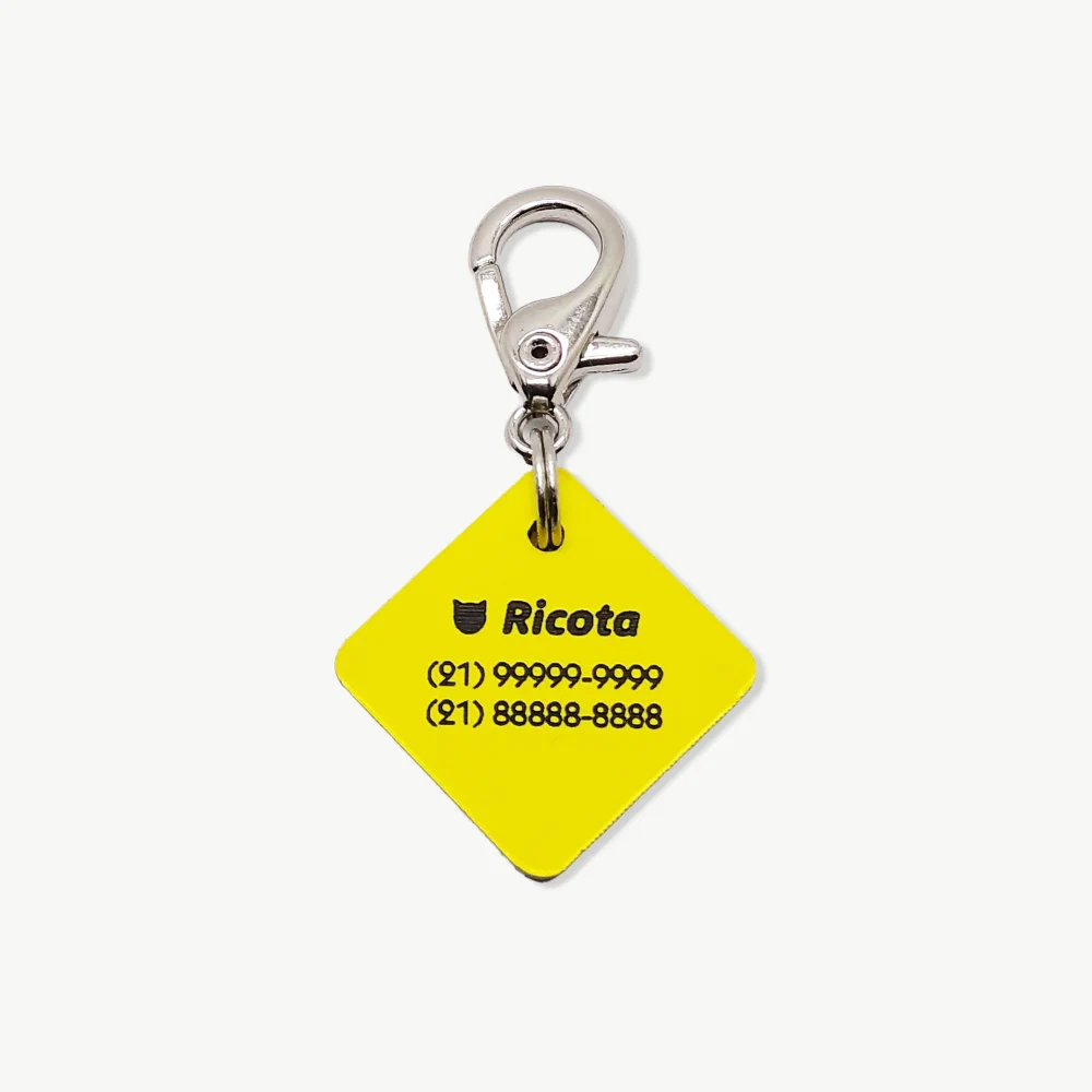 Tag de Identificação Placa de Trânsito Cat - Imagem 2
