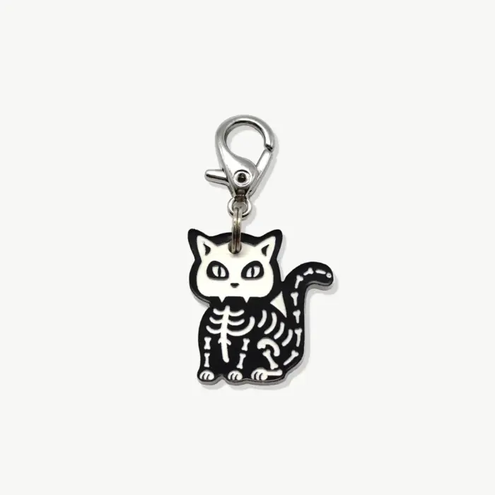 Tag de Identificação Cat Esqueleto - Imagem 1