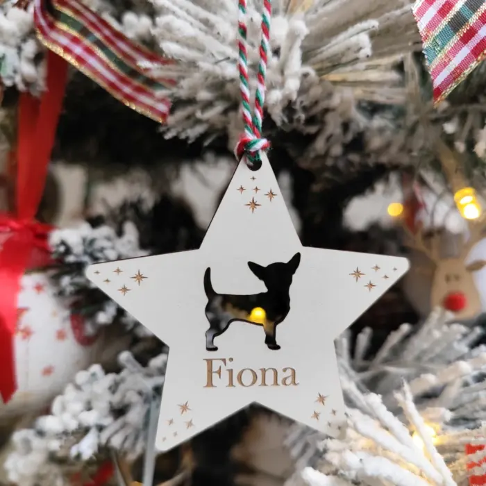 Enfeite de Natal Estrela Raças - Imagem 2