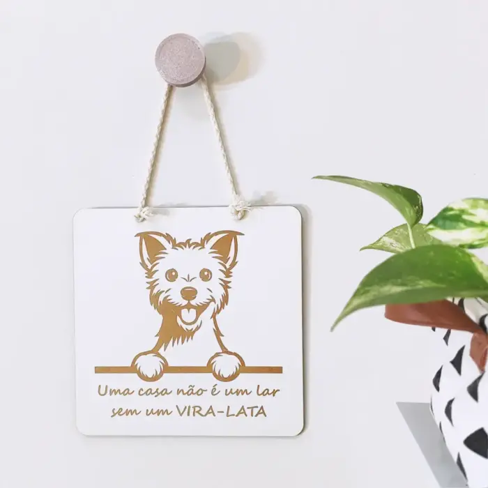 Quadrinho Decorativo Vira-Lata 1 - Imagem 1