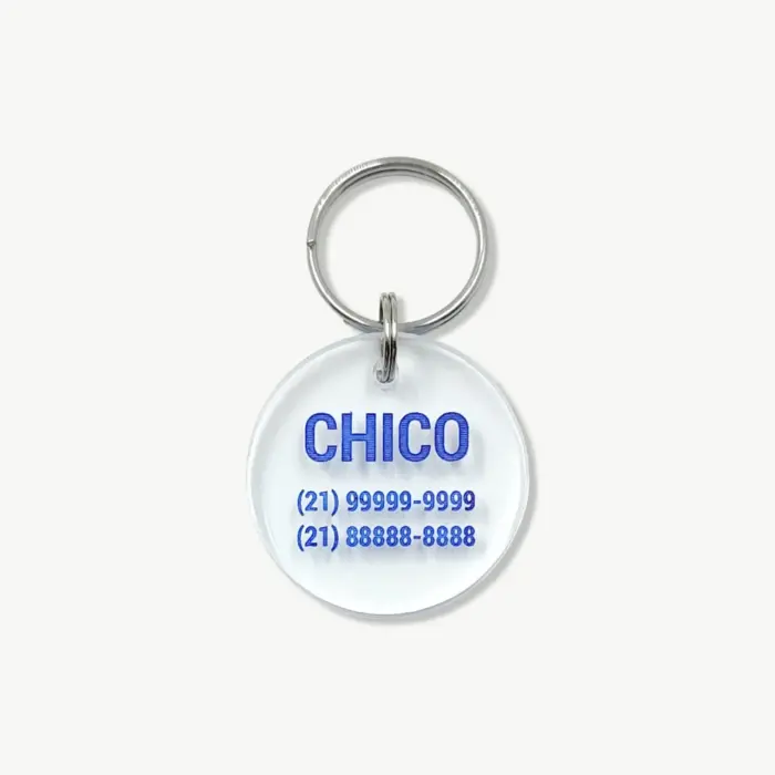 Tag de Identificação Crystal - Imagem 1