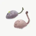 Brinquedo para Gatos Ratinhos com Duas Unidades