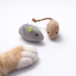 Brinquedo para Gatos Ratinhos com Duas Unidades - Imagem 2